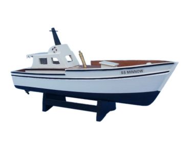 Wooden Gilligan's Island - Minnow Model Boat 14""