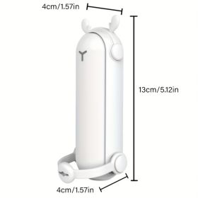 Random Color Portable Folding Handheld Fan USB Multifunctional Charging Treasure Flashlight 3-in-1 Mini Fan