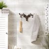 Rustic Buck Wall Hook - Best Quality Deer Antler Coat Hook for Home Decor