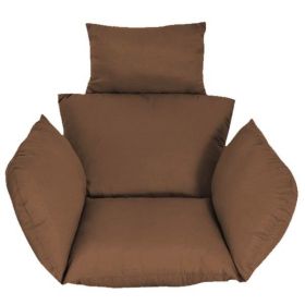 1 set of hanging chair cushions, thickened outdoor/indoor hanging basket swing cushions, hanging egg chair cushions