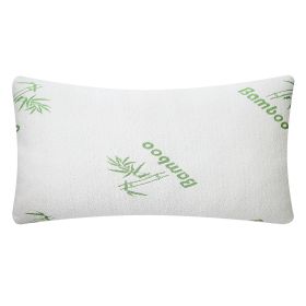 2Pcs Or 1Pcs Bamboo Memory Foam Pillow Hypoallergenic Bed Pillow For Head Neck Rest Sleeping Shredded Pillow Washable Cover Queen Size Pillow