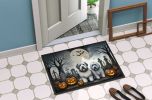 NEW Old English Sheepdog Spooky Halloween Doormat Front Door Mat Indoor Outdoor Rugs for Entryway, Non Slip Washable Low Pile, 18H X 27W