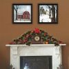 Trendy Decor 4U 2- Piece Vignette A Little Snow, Waiting for Spring Black Framed Wall Art for Living Room