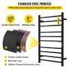 VEVOR Heated Towel Rack, 10 Bars Design, Powder Coated Stainless Steel Electric Towel Warmer with Built-in Timer, Wall-Mounted for Bathroom
