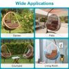 1 set of hanging chair cushions, thickened outdoor/indoor hanging basket swing cushions, hanging egg chair cushions