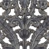 Distressed Carved Wood 2-piece Wall Decor Set