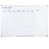 VEVOR Calendar Whiteboard, 36 x 24 Inches Magnetic Dry Erase Calendar Board, Monthly Planner Whiteboard for Wall