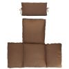 1 set of hanging chair cushions, thickened outdoor/indoor hanging basket swing cushions, hanging egg chair cushions