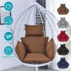 1 set of hanging chair cushions, thickened outdoor/indoor hanging basket swing cushions, hanging egg chair cushions