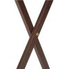 Indoor Oversized Single Folding Tray Table, Espresso, 26" x 23.6" x 17.7"