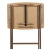 Indoor Oversized Single Folding Tray Table, Espresso, 26" x 23.6" x 17.7"