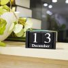 Elevate Your Home Decor with This Stylish European Pastoral Wooden Perpetual Desk Calendar