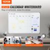 VEVOR Calendar Whiteboard, 36 x 24 Inches Magnetic Dry Erase Calendar Board, Monthly Planner Whiteboard for Wall