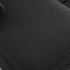 280*130*85 U-Shaped 4-Seat Linen Seat Frame Wooden Frame Back Iron Frame Golden Feet Indoor Modular Sofa Black