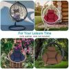 1 set of hanging chair cushions, thickened outdoor/indoor hanging basket swing cushions, hanging egg chair cushions