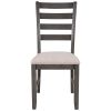 6-Pieces Family Furniture, Solid Wood Dining Room Set with Rectangular Table & 4 Chairs with Bench