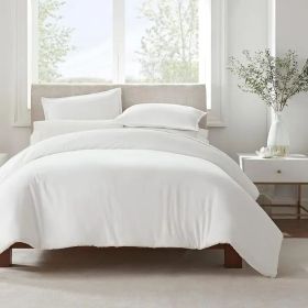 Serta Simply Clean Solid Duvet Cover (Option: )