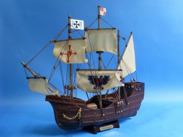 Wooden Santa Maria Limited Tall Model Ship (Option: Size)