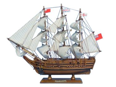 Wooden HMS Bounty Tall Model Ship (Option: Size)