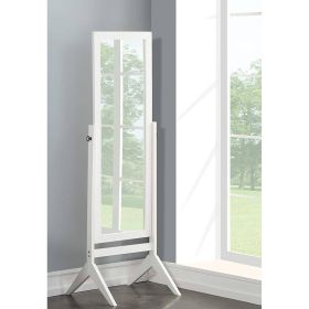 Modern Full Length Freestanding Bedroom Floor Cheval Mirror in (Option: White)