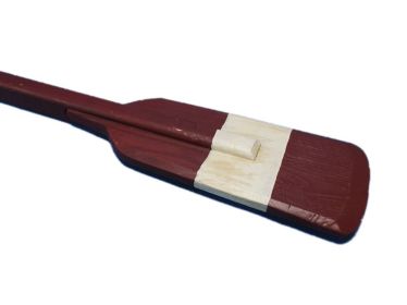 Wooden Chadwick Decorative Squared Rowing Boat Oar w/ Hooks (Option: 36"")