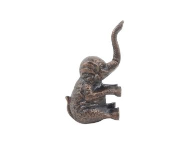 Rustic Copper Cast Iron (Option: Elephant Metal Door Stop 8"")