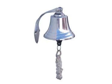 Chrome Hanging Harbor Bell (size: 4"")