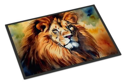 Doormat Front Door Mat Indoor Outdoor Rugs for Entryway, Non Slip Washable Low Pile, 24H X 36 (Option: Lion)