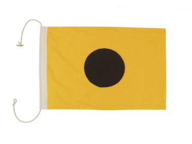 Letter Cloth Nautical Alphabet Flag Decoration 20"" (Letter: I)