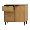Sideboard Buffet Cabinet with Storage, Wood Coffee Bar Cabinet, Kitchen Buffet Cabinet Cupboard