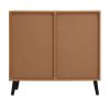 Sideboard Buffet Cabinet with Storage, Wood Coffee Bar Cabinet, Kitchen Buffet Cabinet Cupboard