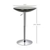 Adjustable Height Bar Table for Indoor & Outdoor Home Pub Bistro