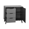 Sideboard Buffet Cabinet with Storage, Wood Coffee Bar Cabinet, Kitchen Buffet Cabinet Cupboard