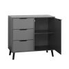 Sideboard Buffet Cabinet with Storage, Wood Coffee Bar Cabinet, Kitchen Buffet Cabinet Cupboard