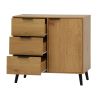 Sideboard Buffet Cabinet with Storage, Wood Coffee Bar Cabinet, Kitchen Buffet Cabinet Cupboard
