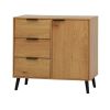 Sideboard Buffet Cabinet with Storage, Wood Coffee Bar Cabinet, Kitchen Buffet Cabinet Cupboard