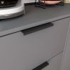 Sideboard Buffet Cabinet with Storage, Wood Coffee Bar Cabinet, Kitchen Buffet Cabinet Cupboard