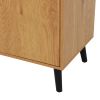 Sideboard Buffet Cabinet with Storage, Wood Coffee Bar Cabinet, Kitchen Buffet Cabinet Cupboard