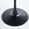 42.1" Table Mid-century Dining Table for 4-6 people With Round Mdf Table Top, Pedestal Dining Table, End Table Leisure Coffee Table