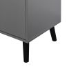 Sideboard Buffet Cabinet with Storage, Wood Coffee Bar Cabinet, Kitchen Buffet Cabinet Cupboard