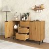 Sideboard Buffet Cabinet with Storage, Wood Coffee Bar Cabinet, Kitchen Buffet Cabinet Cupboard