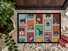 Doormat Front Door Mat Indoor Outdoor Rugs for Entryway, Non Slip Washable Low Pile, 24H X 36W