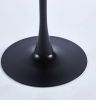 42.1" Table Mid-century Dining Table for 4-6 people With Round Mdf Table Top, Pedestal Dining Table, End Table Leisure Coffee Table