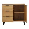 Sideboard Buffet Cabinet with Storage, Wood Coffee Bar Cabinet, Kitchen Buffet Cabinet Cupboard