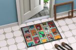 Doormat Front Door Mat Indoor Outdoor Rugs for Entryway, Non Slip Washable Low Pile, 24H X 36W