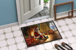 Yorkshire Terrier Doormat Front Door Mat Indoor Outdoor Rugs for Entryway, Non Slip Washable Low Pile, 24H X 36W