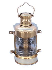 Solid Brass Masthead (Option: Electric Lamp 14"")