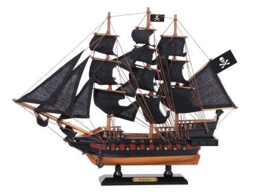 Wooden Fearless Black Sails Limited Model Pirate Ship (Option: Size)