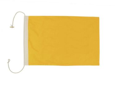 Letter Cloth Nautical Alphabet Flag Decoration 20"" (Letter: Q)