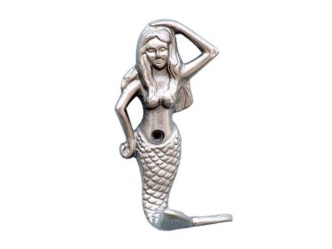 Silver Finish Hook 6"" (Option: Mermaid)